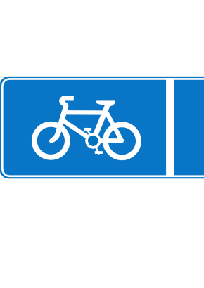 Icône bleu vélo rectangle à télécharger gratuitement